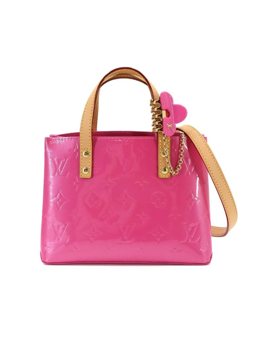 Louis Vuitton LV Remix Monogram Vernis Reade PM 2-Way Bag